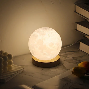1PC Spherical Table Lamp LED Bedside Lamp Warm Warm Bedroom Nightlight Simple Atmosphere Lamp