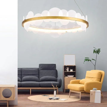 Nordic Modern Minimalist Creative Acrylic Chandelier For Bedroom Dining Room Decor Ornaments Hanging Lamp Indoor Lighting Lustre