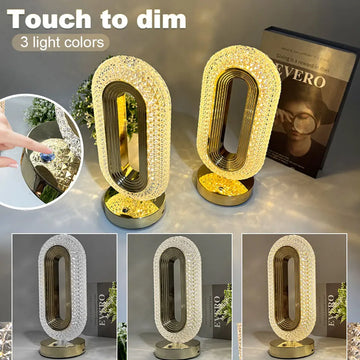 Led lamp Table Lamp Touch Dimming USB Rechargeable Lamp Desk Stand Led Reading Light Bedside Living Room Office Desk Accessories